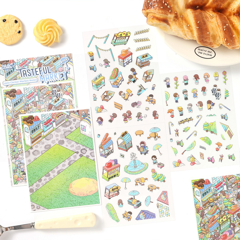 สติกเกอร์ 3 มิติ ลายการ์ตูน 4  - Embellishments For Scrapbooking บทวิจารณ์และราคา